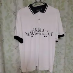 新品タグMARK&LONA ポロシャツ 50 イエロー 半袖 ナイロンパイル素材