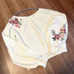 WILLSELECTION アンゴラ刺繍プルオーバー Mサイズ