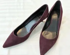 ファビオルスコーニ fabio rusconi スエードパンプス37.5