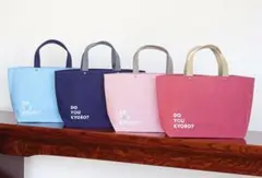 一澤信三郎帆布 DO YOU KYOTO? トートバッグ ピンクのサムネイル