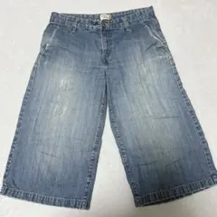 希少デザイン✨️Levi's ワイドデニム ハーフパンツW30相当 リーバイス