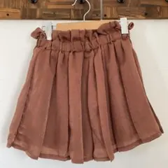 【新品未使用】LOWRYSFARM ベルト付きキュロットスカート ショートパンツ