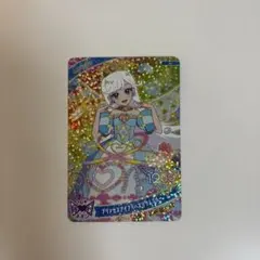 マクドナルド　ハッピーセット　ひみつのアイプリ　プリンセス　ブルー　みつき　1枚