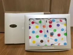 ミキハウスファースト マルチカラードット柄 ポンチョ