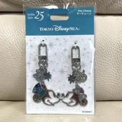 新品 ディズニーシー スパークリングジュビリー キーチェーン ミッキー ミニー
