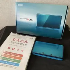Nintendo 3DS アクアブルー 本体 ニンテンドー 任天堂 箱 充電器