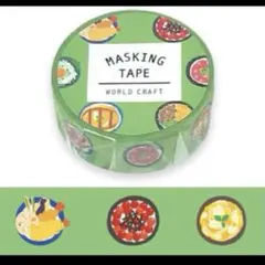 新品 未開封 WORLD CRAFT マスキングテープ どんぶり DONBURIのサムネイル