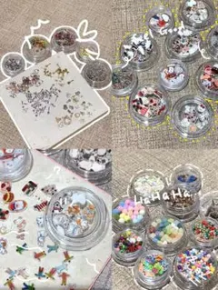 サンリオ風 3D ネイルパーツ盲袋セット | キティちゃんテーマ | 88個入り