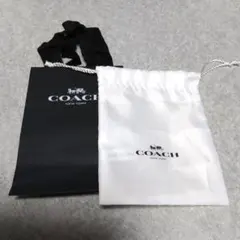 COACH ショップ袋と巾着袋 セット