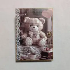 おすそ分けファイルのみ　くま柄　ハンドメイド