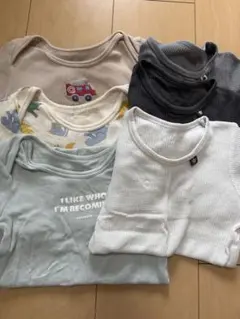 ベビー服 半袖 ロンパース 6枚セット