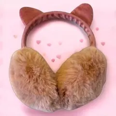 イヤーマフ　耳当て　キッズ　ピンク