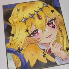 神*代様 キュアアルカナ・シャドウ 原画 色紙 イラスト - メルカリ
