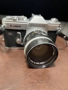 古いフィルムカメラ キャノン CanonFT fl 50mm レンズ付 古いフィルムカメラ キャノン CanonFT fl 50mm レンズ付 FTb