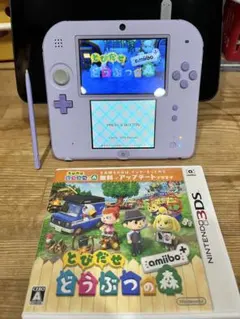 【楽一番02様専用】ニンテンドー2DS とびだせどうぶつの森 amiibo+