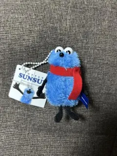 パペットスンスン　ぬいぐるみマスコット　winter ver 赤　マフラー