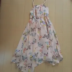 H&Mノースリーブワンピース 120-130 ピンク