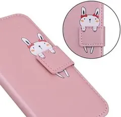 ピンク 5a 5G Pixel スマホケース うさぎ 手帳ケース Google