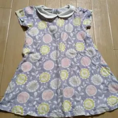 UNIQLO BABY 90cm 花柄 半袖 ワンピースのサムネイル