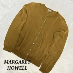MARGARET HOWELL 長袖 カーディガン サイズIII マスタードのサムネイル
