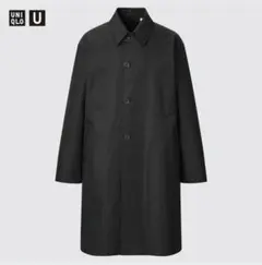 ユニクロU★ステンカラーコート★ブラック★Lサイズ