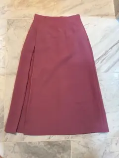 ロングスカート タイトスカート ピンク　ルシェルブルーのサムネイル