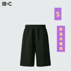 【UNIQLO C】スウェットワイドショーツ　Sサイズ