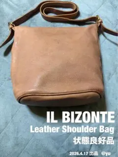 IL BISONTE イルビゾンテ レザーショルダーバッグ