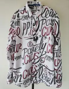 【美品】Desigual デシグアル 総柄シャツ グラフィティプリント M 希少のサムネイル