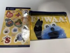 パペットスンスン　スシロー　コラボ　クリアポーチ　シール