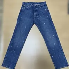 Levi's 501XX W36L32 ペイント加工デニム - メルカリ