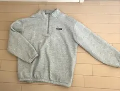 SHEIN グレー ハーフジップ裏起毛スウェット L