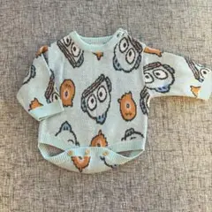 ハンギョドンニットロンパース 70cm