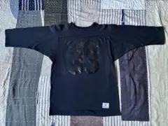 復刻 黒×黒 champion フットボール シャツ ブラック チャンピオン