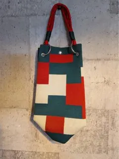 【未使用】幾何学模様トートバッグ