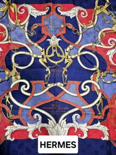 Hermès シルクスカーフ 約90cm x 90cm
