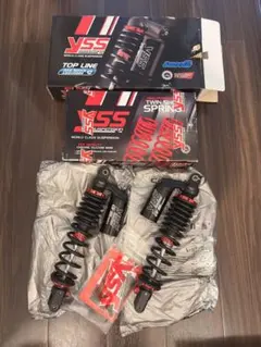 YSS サスペンション ブラック ハーレーダイナ 取り付け用パーツ付き
