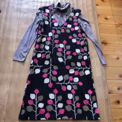 ローラアシュレイ ジャンパースカートとカットソー