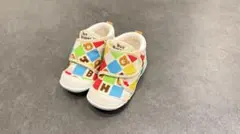 【美品】ミキハウス ベビーシューズ12.5cmカラフル可愛い ファーストシューズ