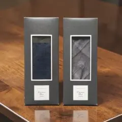 75A-メンズ ソックス 2足 セット / クリスチャンディオール/