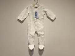 jacadi ⭐︎新品訳あり⭐︎ 雲柄足つきロンパースパジャマ6M(67cm)