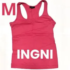 【イング】INGNI ピンク タンクトップ Mサイズ 無地のサムネイル