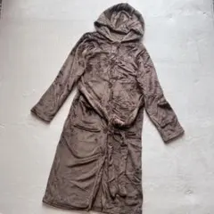 着る毛布 冬 吸湿発熱 暖かい 防寒 ルームウェア ブランケット M 茶色