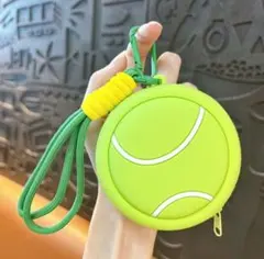 小物入れ テニスボール バックチャーム キーホルダー 部活 人気 可愛い