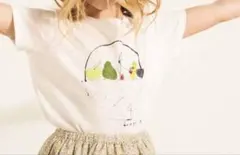 Bonpoint ボンポワン　フルーツバスケットプリント Tシャツのサムネイル