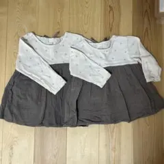 tete a tete 長袖チュニック 2枚セット 95cm 80cm