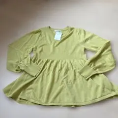 DISCOAT レモンイエロー薄手ニット