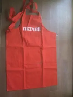 maxell エプロン レッド★販促品のサムネイル