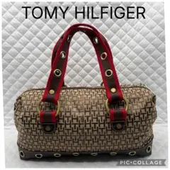 TOMMY HILFIGER トミーヒルフィガー　ロゴ柄 ミニボストンバッグ