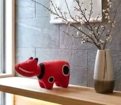 極美品】あかべぇ 会津 赤べこ ぬいぐるみ 疫病除け 縁起物 守り神